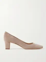 [Manolo Blahnik] Manolo Blahnik - Okkatopla 50 Suede Pumps - Neutral - IT40 IT 40 Neutrals