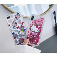 在飛比找蝦皮購物優惠-hello kitty閃粉流動iphoneX/XS MAX/