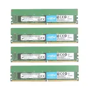 Crucial 32GB (4X 8GB) DDR4 2666MHz PC4-21300 ECC Registered Server RDIMM Memory