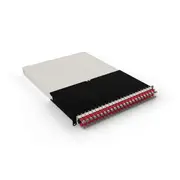 Patchbox.One 30RU STP Red Cat6A Cable Management System, Includes 24x 30RU Red Casettes, 3x Patchcatch Pairs & 1x Mounting Rail Pair PONE30STPRD