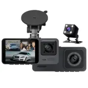 2 Screen Wide Camera Car DVR 1080P Front Rear Camera