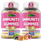 Multivitamin Gummies Daily Immunity Booster Natural Herbal Elderberry Echinac...