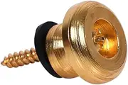 Vaguelly 6Pcs Non Slip Copper Strap Locks for Electric Acoustic Guitar Bass Buckles Locking Mechanism Essential Accessories for Musicians