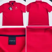 NEW Dunning Golf Polo Shirt XXL Coolmax Red Stretch Performance Kalawassie