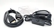 Raspberry Pi 1 2 3 I II III Model B Case Kit 4K HDMI Micro USB Power Adapter Kit