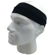 PLAIN HEADBAND Elastic Stretch Sports Yoga Hair Band Unisex 8cm Wide Wrap