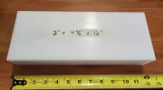 DELRIN (ACETAL) NATURAL SHEET STOCK 2.00" X 4.625" X 12.00"