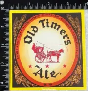 Old Timers Ale Label - OHIO