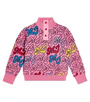 [Marc Jacobs Kids] Marc Jacobs Kids Jacquard sweater Y 8 pink
