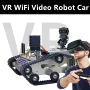 WiFi Video RC Car with 3D CCD Camera VR Video Tank Car Robot for DIY+VR Box+PS2