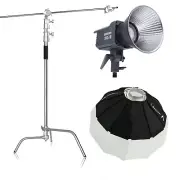 Aputure Amaran 200d S 5600K Daylight Led Video Light +Lantern 65cm Softbox Stand