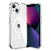For Apple iPhone 13 MagSafe Magnetic Case with HaloLock Shockproof Military Grade Protection Scratch Resistant Back Clear Protective Cover