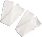 [FOMIYES] 1Pair Winter Cotton Forearm Sleeves Knitted Cuff Arm Guards for Driving Fishing Cycling Outdoor Activities Warm Keeping Oversleeves White
