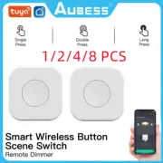 Tuya ZigBee Button Smart Switch Multi-scene Linkage Wireless Remote Control
