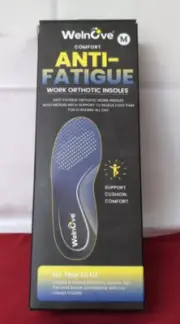 Work Boot Insoles Plantar Fasciitis - Welnove High Arch Support for Insole