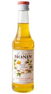 MONIN Shaved Ice Syrup Passion Fruit Syrup Flavor 250ml Japan NEW