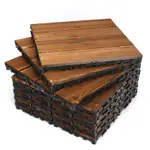 陽台木地板戶外碳化地板 實木地板 木地板 地板 戶外地板 陽臺地板 木頭地板 拼接地板 塑木