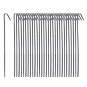 Pinnacle Mercantile 30 Pack Tent Stakes Metal Garden Edging Fence Hooks Pegs ...