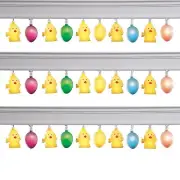 Whimsical Easter Eggs And Chicks String Lights