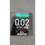 OKAMOTO 日本岡本-0.02 HYDRO L號大尺碼水感勁薄保險套( 凹盒1片裝 )