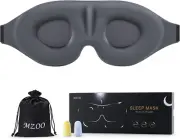 Sleep Eye Mask for Side Sleeper Men Women, Zero Eye Pressure 3D Sleeping Mask, L