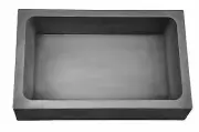 200 Troy oz Rectangle Gold Graphite Ingot Mold Melting Casting Refining Metal