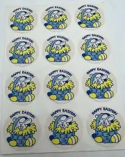 Vintage Trend Scratch n Sniff Sticker Happy Easter! Bunny Eggs Rare Lot Of 12