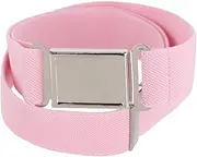 [CTM] Kids' Adjustable Elastic Belt with Magnetic Buckle, Pink