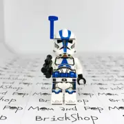 LEGO Star Wars Clone Trooper Officer with Blue Rangefinder and Small Blaster