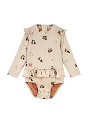 Liewood Kids Sille Peaches Printed Swimsuit (12-24 Months) - Cream - 80 (12 Months) 80 (12 months)