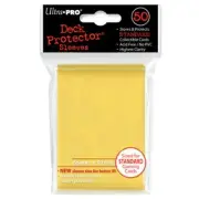 ULP82675 Ultra Pro Deck Protection Sleeves: Solid Yellow (50)