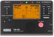 TM60BK Tuner Metronome, Black