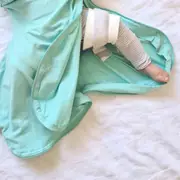 Hands In & Out Extra-Wide Sack (Hip Dysplasia) 'Cool' - Cool Mint (Summer)
