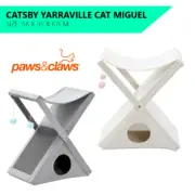 Catsby Cat Miguel Activity House Scratching Post Bed Condo Tree Scratcher Toy