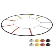 SKLZ 182cm Reactive Circular Cardio/Running Workout Agility Sport Ladder w/Cones