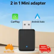 Wireless Carplay Adapter Android Auto 2in1 Smart Mini Box WIFI BT