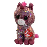 Ty Beanie Boos Flippables 6" SPARKLE Color Changing Sequins Unicorn Plush MWMTs