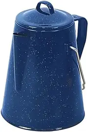 Campfire Enamel Coffee Pot, 2 Liter Capacity, Navy