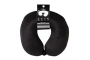 Decor Memory Foam Travel Neck Pillow | Clip Cushion Support | Soft | Black
