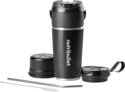 NUTRIBULLET Stainless Steel Flip Portable Blender Black