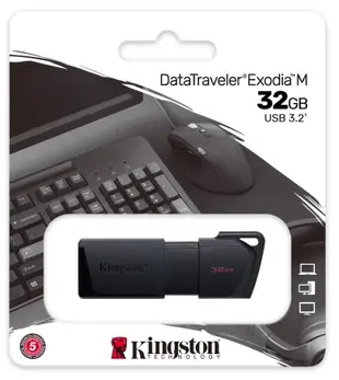 金士頓 Kingston 32G 隨身碟 DataTraveler Exodia M 32GB USB3.2 相容3.0