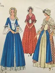 Simplicity Sewing Pattern 6787 Misses Costumes Bicentennial Costumes Size 6