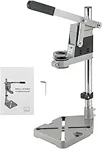 AMGSH Drill Press Stand Bench Clamp Tool for Hand Drill Workstation | Adjustable Benchtop Single Hole Table Repair Tool with Aluminum Base Compatible, Portable (Double Mounting)