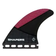 Shapers Fins - CARVN (Single Tab) - Pink - Small - Surf - Thruster 3 Fin Set New
