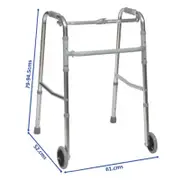 Walking Walker Frame Front Castor Wheels To Use All Around