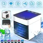 Portable Mini Conditioner Air Cooler LED USB Fan Cooling Rechargeable Fan Desk
