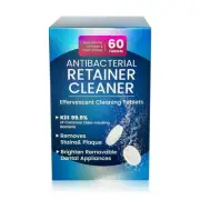 Zyntieu Retainer Cleanser Tablets 23mm.Ultrasonic Retainer Cleaner Tablets fo...