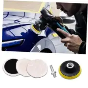 3PCS Wool Polishing Buffing Pad, Car Buffer Polisher Kit, Car Polisher Buffer
