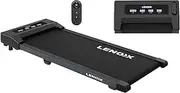 [Lenoxx] Electric Walking Pad Treadmill 1.25M Long Walking pad – Compact, LED Digital Screen and Remote, Quiet, Portable, Slim Design, Fitness Equipment for Home and Office Workouts, Black