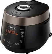 (CRP-P1009S) BROWN CUCKOO 10-Cup Pressure Rice Cooker & Warmer, 12 Menu Options, Non-Stick Inner Pot